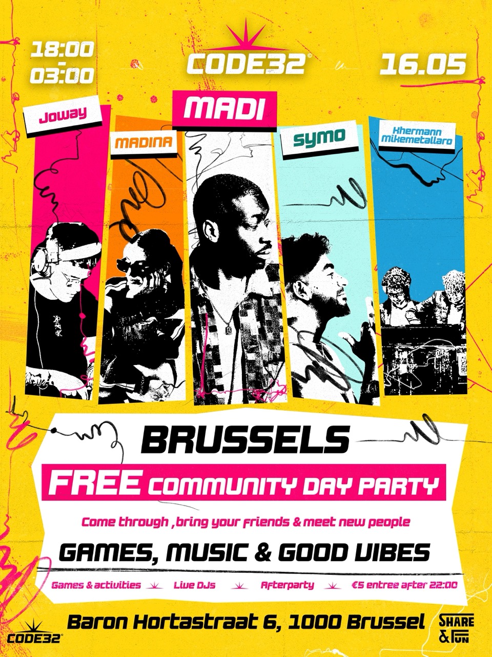 CODE32 Brussels flyer